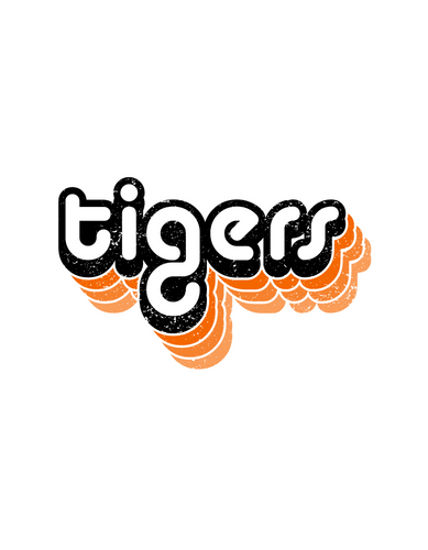Tigers Retro Design