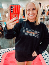 Tigers Dot Embroidery - Black