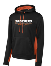 Color Block Hoodie - Adult Black/Orange