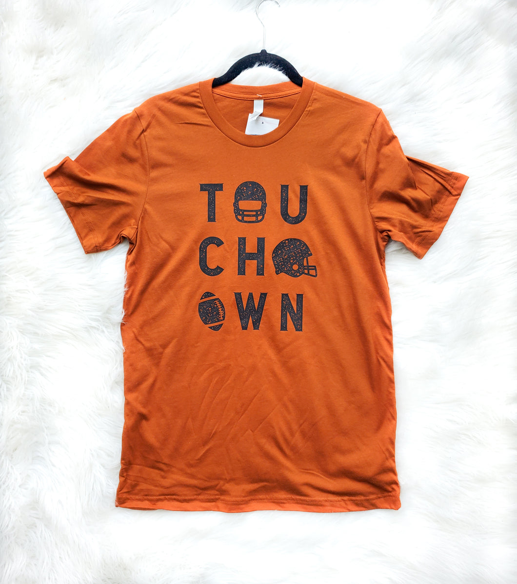 Touchdown Tshirt Burnt Orange