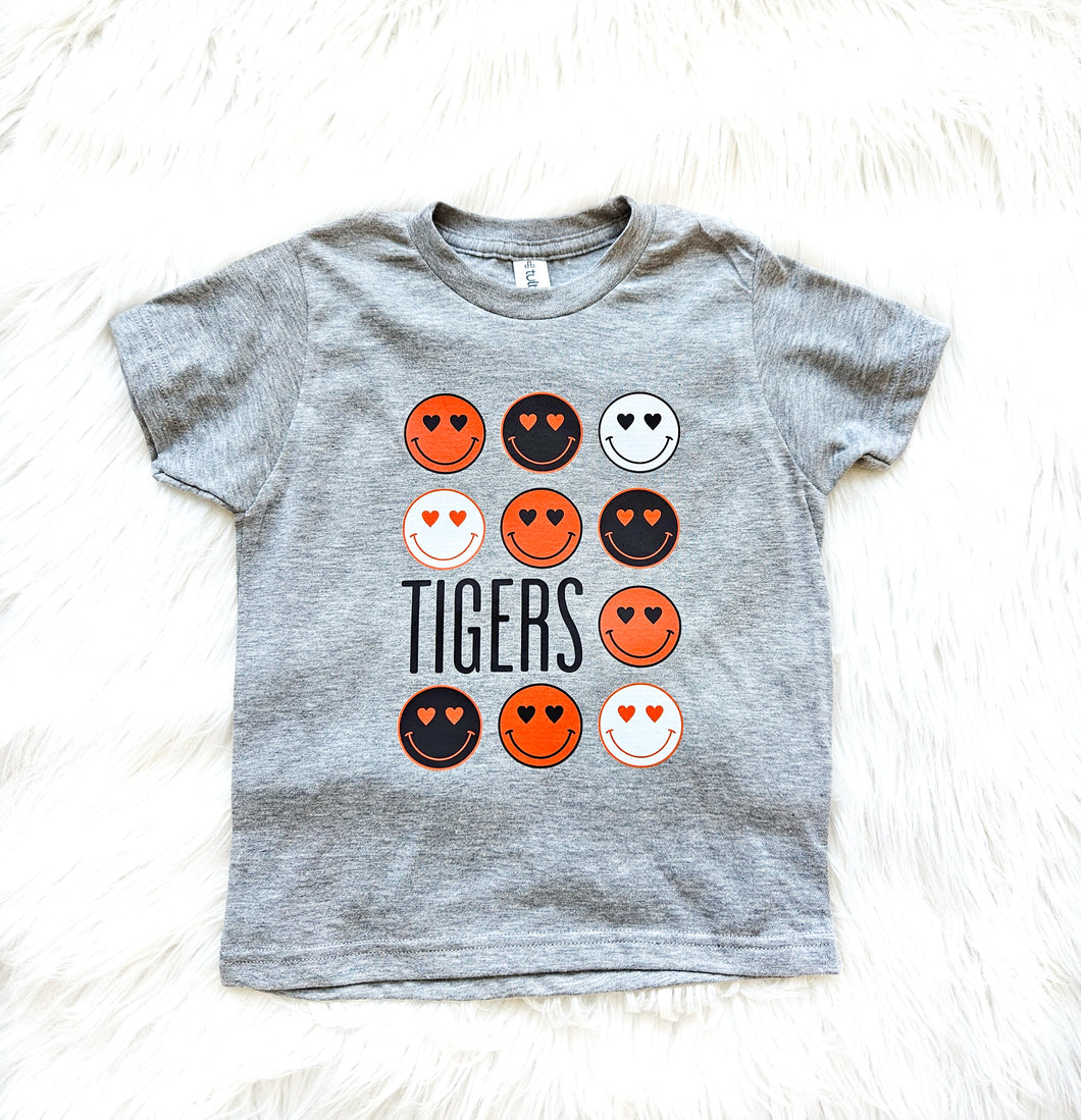 Youth Smiley Tigers Tee