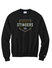 Unisex Black Champion Sweatshirt - Adult