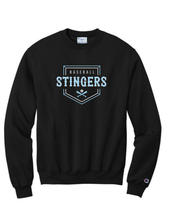 Unisex Black Champion Sweatshirt - Adult