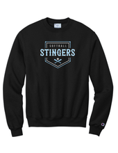 Unisex Black Champion Sweatshirt - Adult