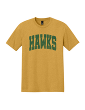 District Triblend Tee - Heathered Ochre Yellow