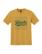 District Triblend Tee - Heathered Ochre Yellow