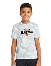 CamoHex Dark White Tee - Youth