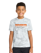 CamoHex Dark White Tee - Youth