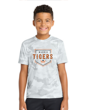 CamoHex Dark White Tee - Youth