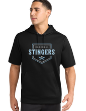 Short Sleeve Black Hoodie - Adult & Youth