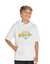 Short Sleeve White Hoodie - Adult & Youth