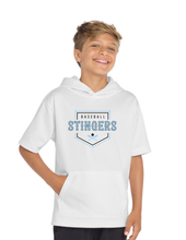 Short Sleeve White Hoodie - Adult & Youth