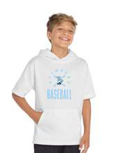 Short Sleeve White Hoodie - Adult & Youth