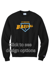 Unisex Black Champion Sweatshirt - Adult