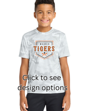CamoHex Dark White Tee - Youth