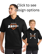 Short Sleeve Black Hoodie - Adult & Youth