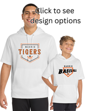 Short Sleeve White Hoodie - Adult & Youth
