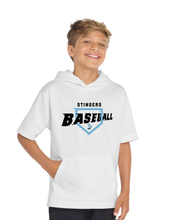 Short Sleeve White Hoodie - Adult & Youth