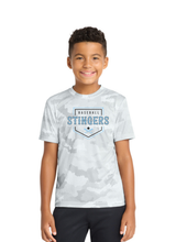 CamoHex White Tee - Youth