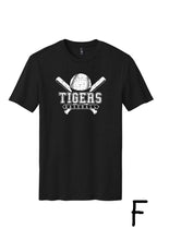 Madrid Baseball Tee Black (Adult & Youth)