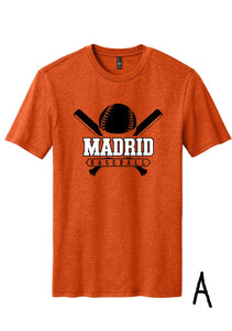 Madrid Baseball Tee Orange