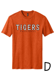 Madrid Baseball Tee Orange