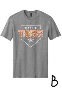 Madrid Baseball Tee Gray (Adult & Youth)