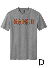 Madrid Baseball Tee Gray (Adult & Youth)