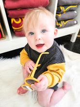 Black Mustard Ribbed Onesie