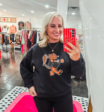 Vintage Tiger Crew - Black