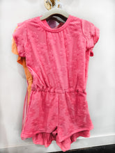 Pink Retro Floral Romper