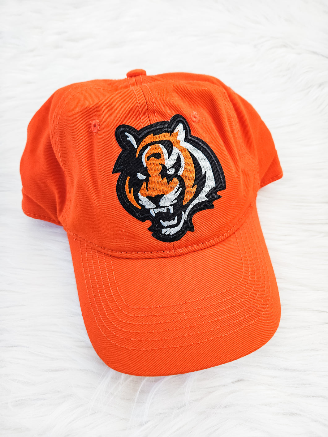 Orange Youth Tiger Hat