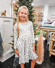 Holiday Pine Tree Twirl Dress