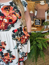 White Floral Women's Dress