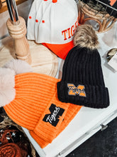 Tigers Black Cable Knit Pom Pom Beanie