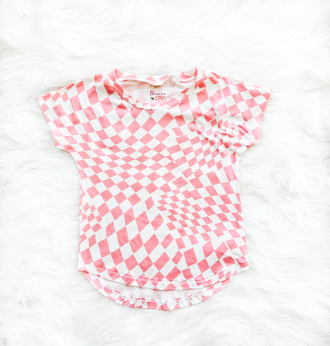 Pink Checkered Shirt