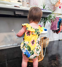 Yellow Floral Bubble Romper