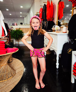 Hot Pink Cheetah Shorts