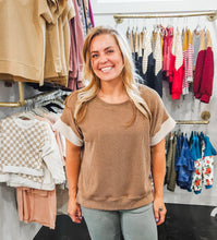 Mocha  Boxy Tee