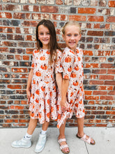 Fall Pumpkin Twirl Dress