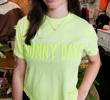 Sunny Days Boxy Cropped Tee