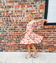 Fall Pumpkin Twirl Dress