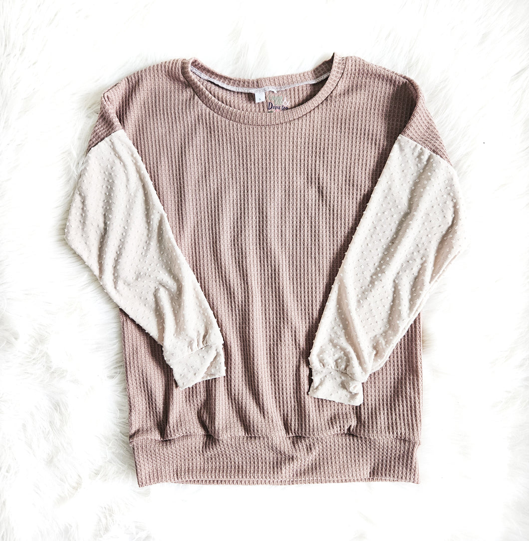 Adult Mauve Pullover Top