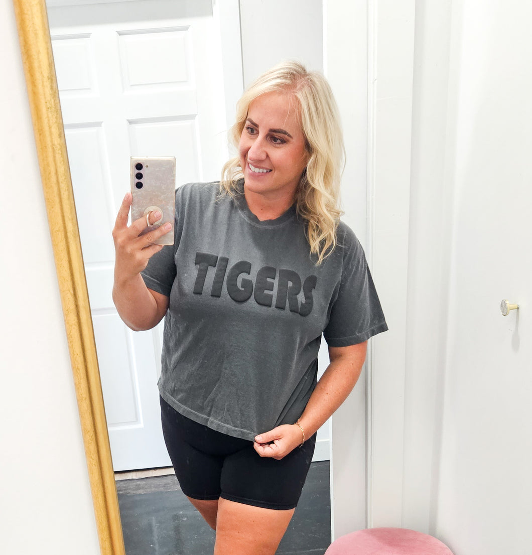 Tigers Boxy Cropped Tee