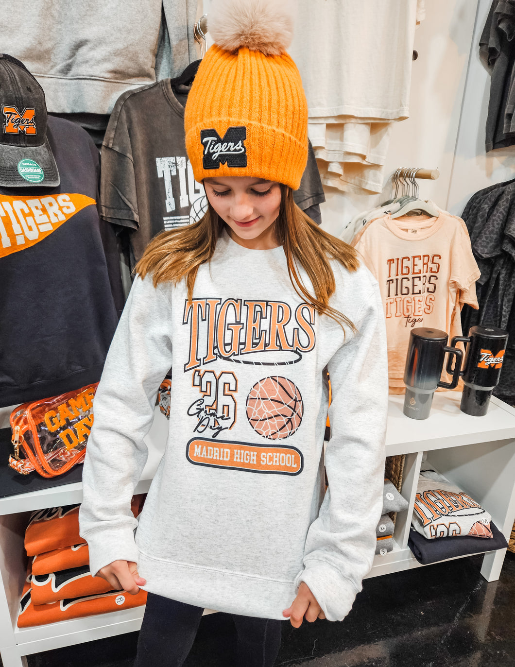 Youth Throwback Madrid Basketball Crew