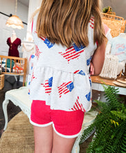 Red & White Shorts