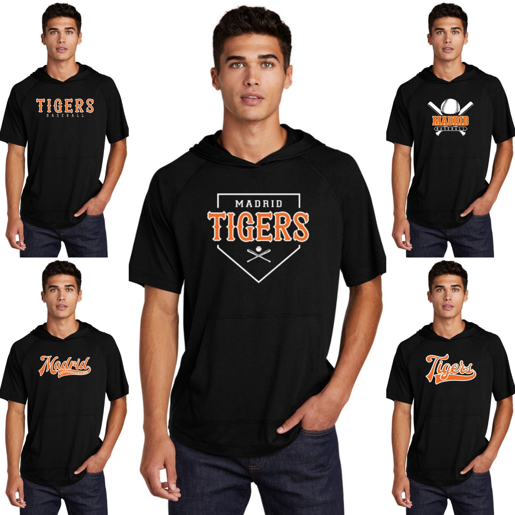 Madrid Baseball Short Sleeve Hoodie