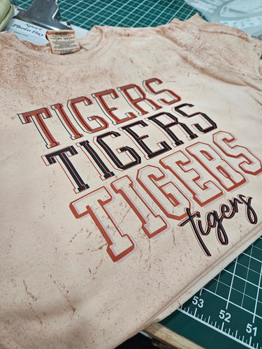 Kids Splatter Tigers Tee