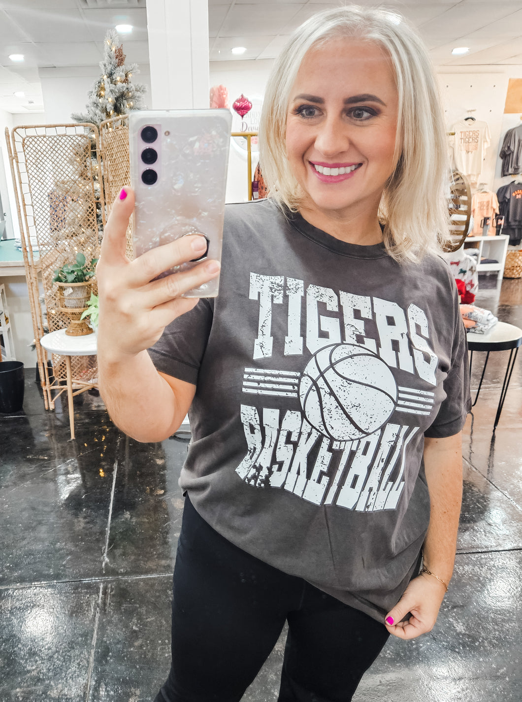 Tigers Basketball Oversized Tee