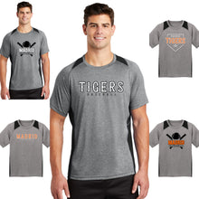 Madrid Baseball Performance Tee Gray/Black (Adult & Youth)